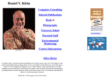 Tablet Screenshot of danklein.com
